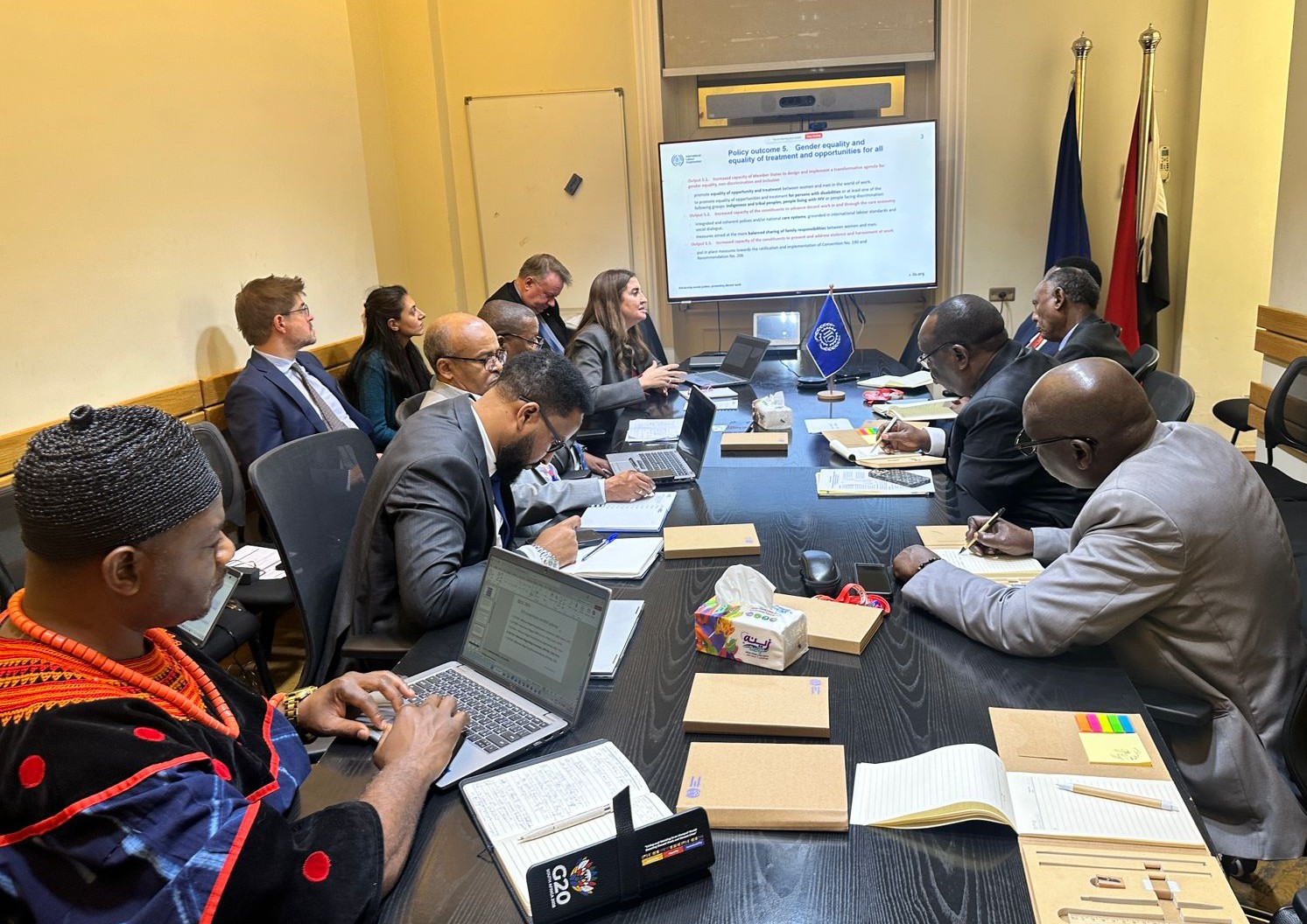  The Republic of South Sudan at the Ministerial Meeting in Cairo, Egypt